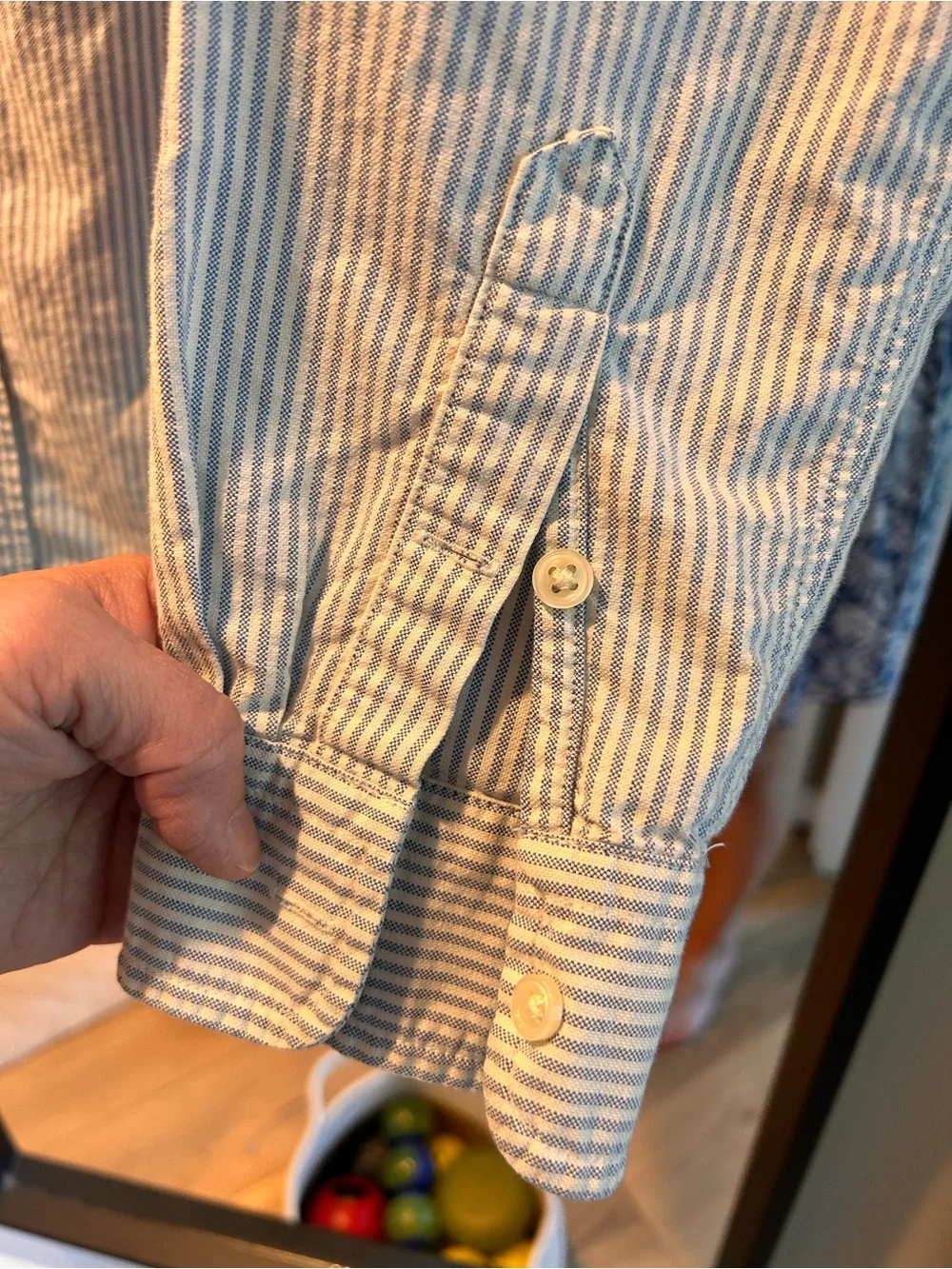 Ralph Lauren Boys Striped Cotton Oxford Shirt